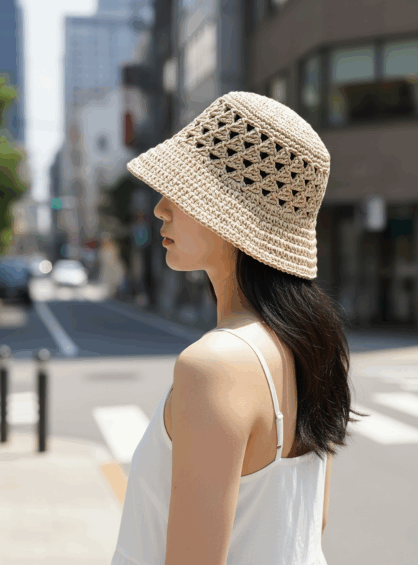 光隙三角漁夫帽