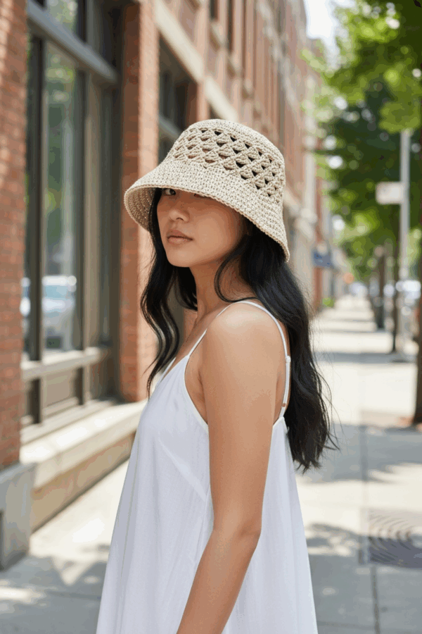 光隙三角漁夫帽