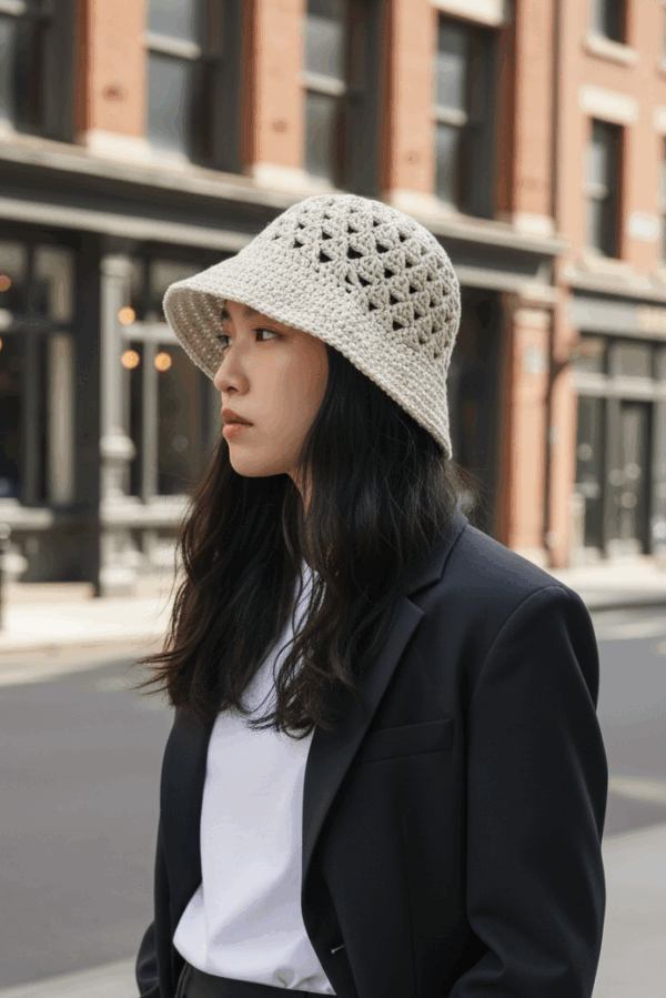 光隙三角漁夫帽