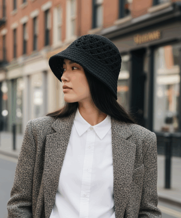 光隙三角漁夫帽