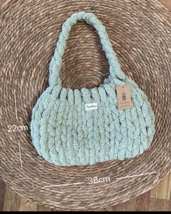 [教學影片] 粗毛線雲朵包