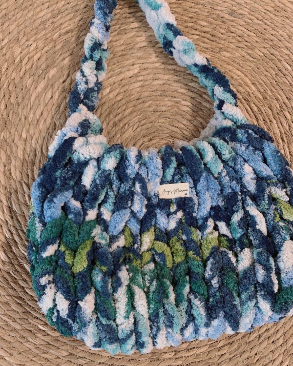 [教學影片] 粗毛線雲朵包